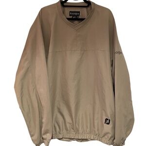 Footjoy Mens Windbreaker Jacket Sz XL Pullover Golf Embroidered